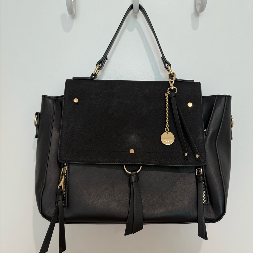 Aldo Black Leather Handbag